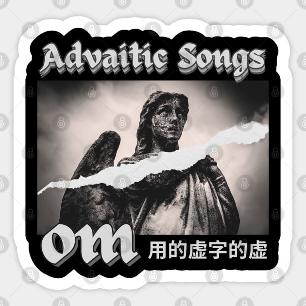 om - Advaitic Song // In album Fan Art designs Sticker by Liamlefr
